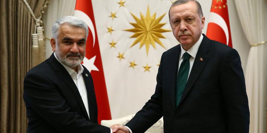 Erdoğan, HÜDA PAR Genel Başkanı Yapıcıoğlu'nu Kabul Etti