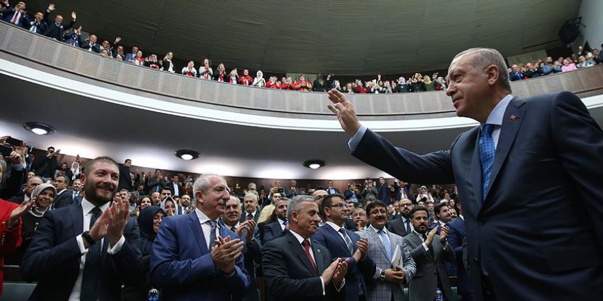 AK Parti Grubu'nun Cumhurbaşkanı Adayı Erdoğan