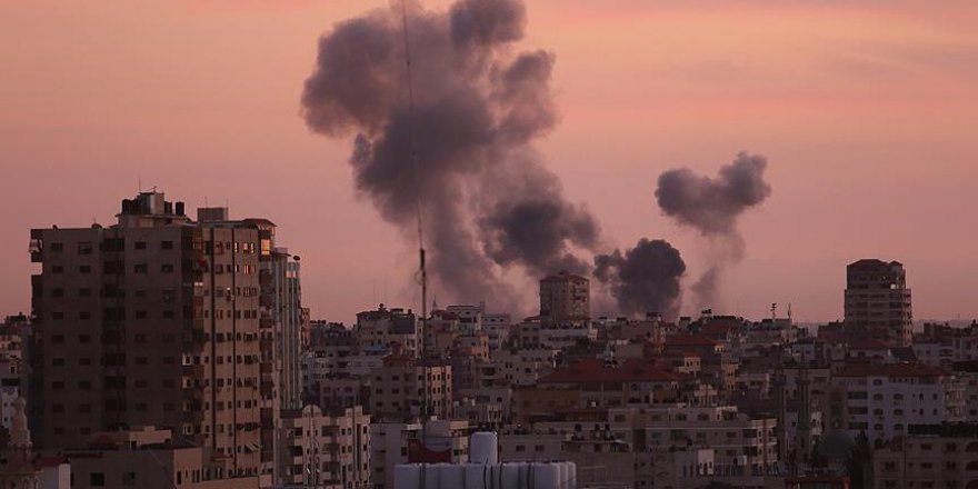 İşgalci İsrail'den Gazze'ye Yönelik Hava Saldırısı