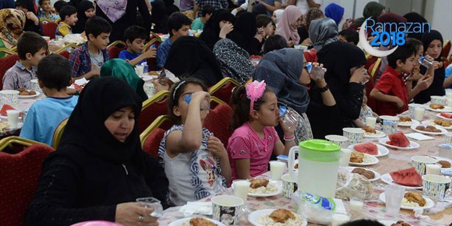 Kilis'te Suriyeli Yetimler İftarda Buluştu