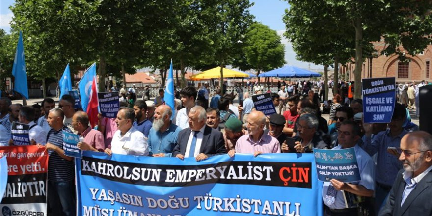 Uygur Katili Çin Ankara’da Protesto Edildi