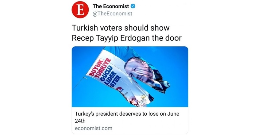 Erdoğan Karşıtı Yazı Bu Kez The Economist’ten Geldi!