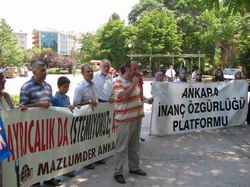 Ankara'da 183. başörtüsü eylemi