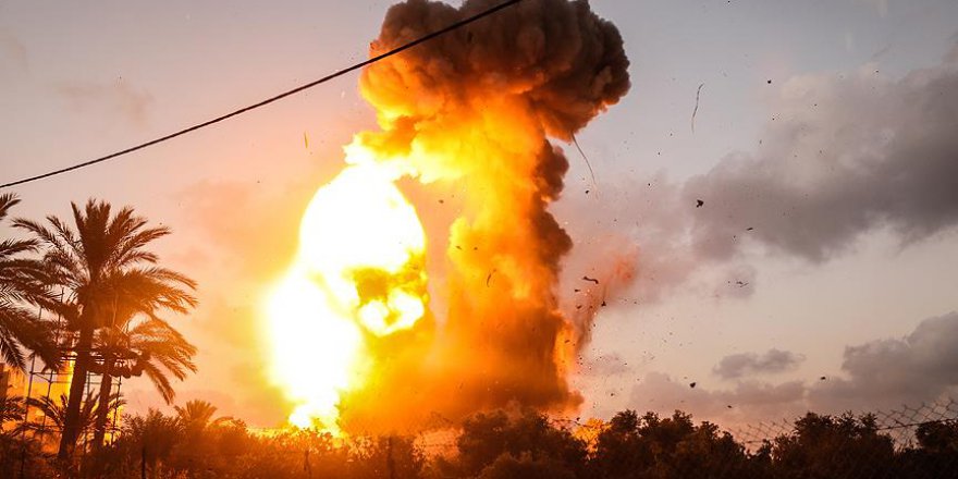 İşgalci İsrail’den Gazze'ye Hava Saldırısı