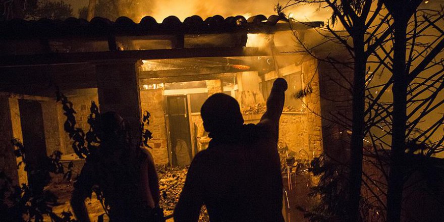 Yunanistan'daki Orman Yangınlarında En Az 60 Kişi Öldü