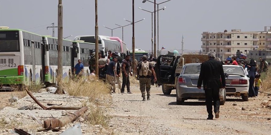 Suriye’nin Güneyinden Tahliye Edilenlerin Sayısı 2 Bin 400’e Ulaştı