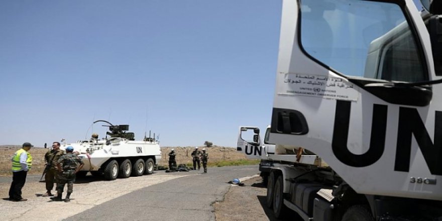 BM Barış Gücü Suriye-Golan Tepeleri Sınırına Geri Döndü