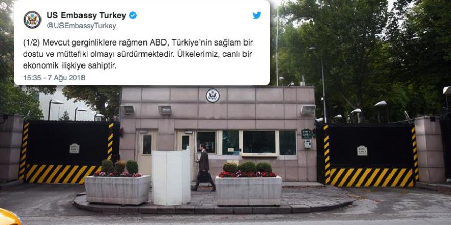 ABD Geriyor, Ankara Büyükelçisi ise Gerilimi Düşürmeye Çalışıyor