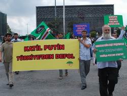 Katil Putin'e "Türkiye'den Defol!" Protestosu