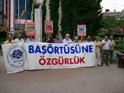 Kocaeli'de 225. başörtüsü eylemi