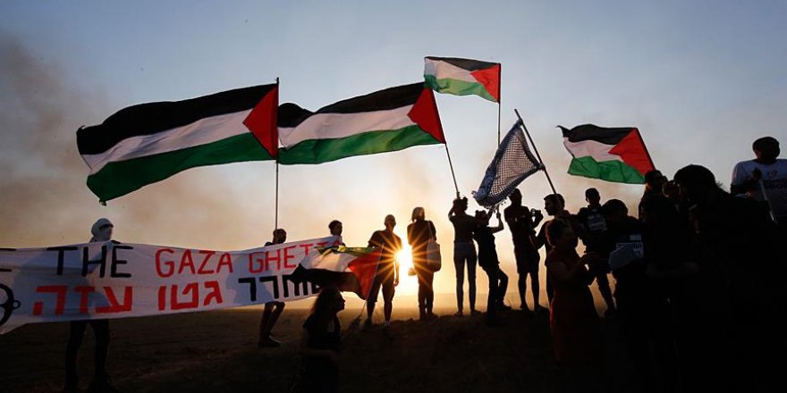 Yahudi Aktivistlerden Gazze’ye Destek Gösterisi