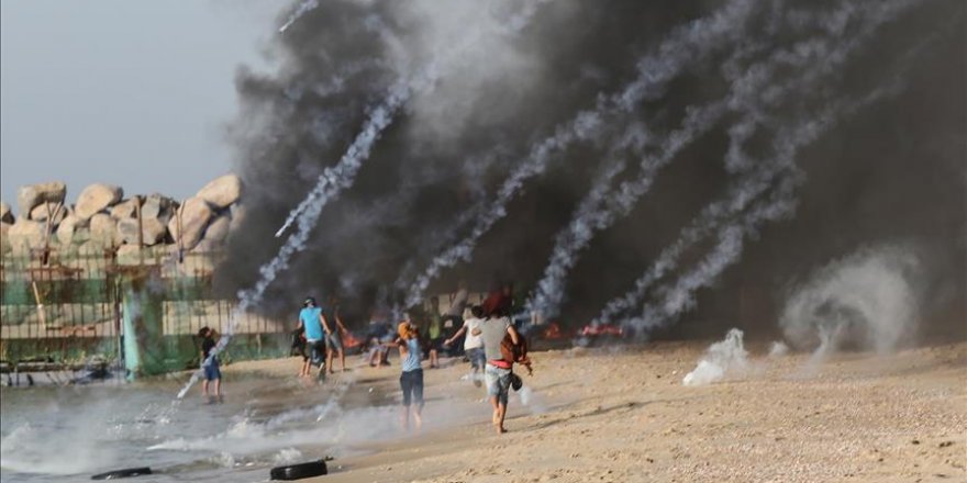İşgal Güçleri Gazze Sahilinde 20 Filistinliyi Yaraladı