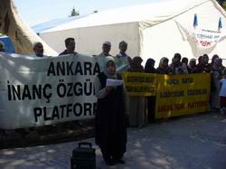 Ankara'da 187. Başörtüsü Eylemi