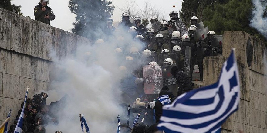 Yunanistan'da Olaylı 'Makedonya' Gösterisi