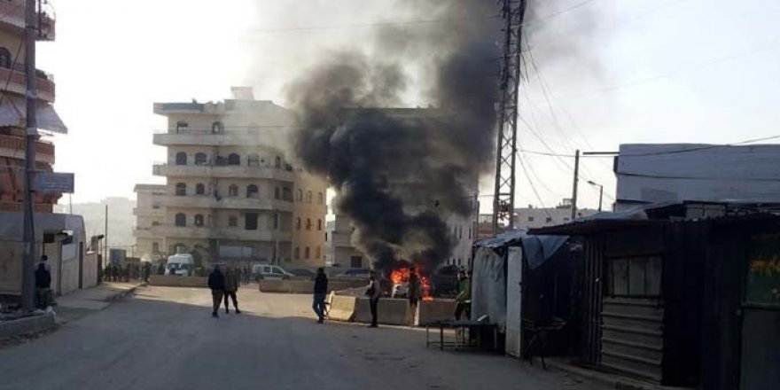 Afrin’de Bombalı Araç Saldırısı