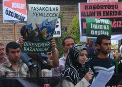 Bursa'da Başörtüsü Yasağı Protesto Edildi