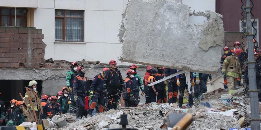 Kartal'da Binanın Çökmesi Sonucu Ölenlerin Sayısı 10'a Yükseldi