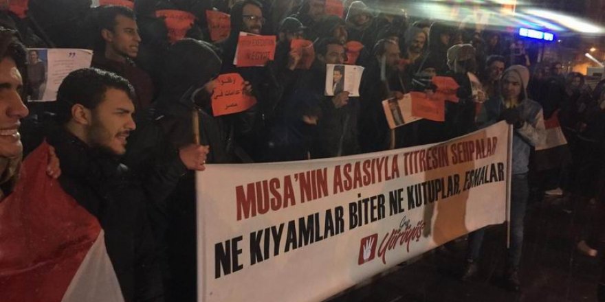 Taksim’de İdam Protestosu: “Katil Sisi Hesap Verecek!”