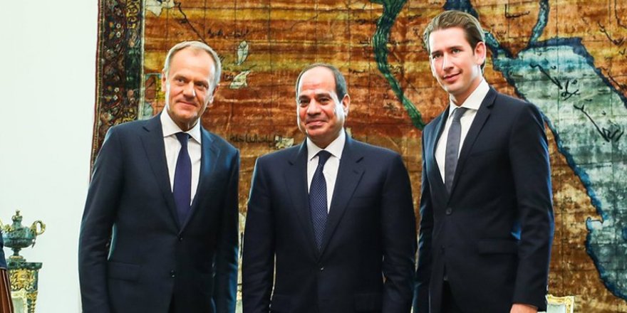 AB Mısır Diktatörünü Kucakladı