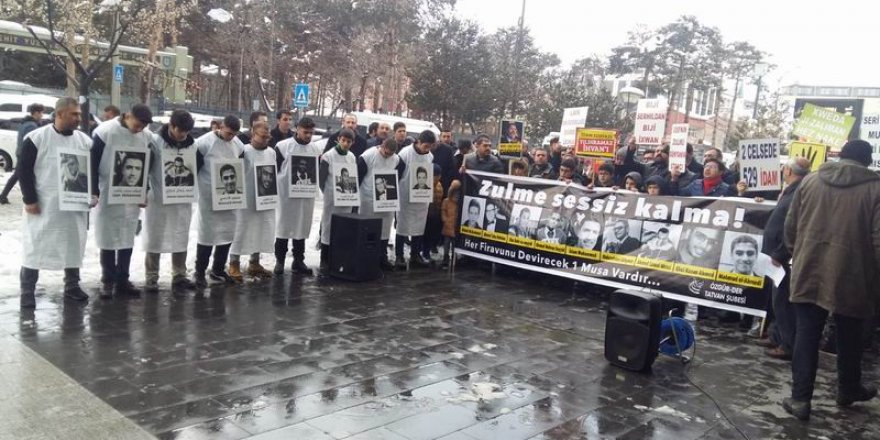 Sisi Cuntasının İdamları Tatvan’da Protesto Edildi
