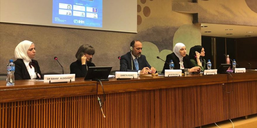 İHH Cenevre’de Suriyeli Kadın ve Çocuklar İçin Çağrıda Bulundu