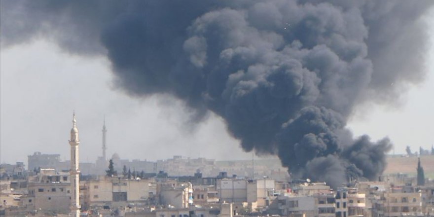 Esed Rejiminden İdlib'e Yoğun Bombardıman