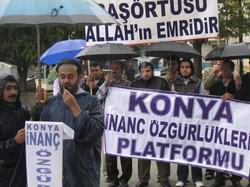 Konya’da 105. Başörtüsü Eylemi