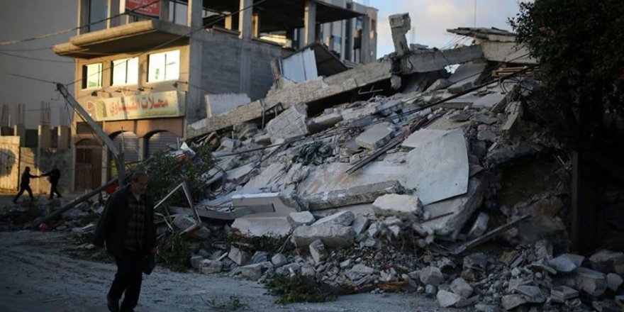 Gazze Şeridi’nde Onlarca Kişi Evsiz Kaldı