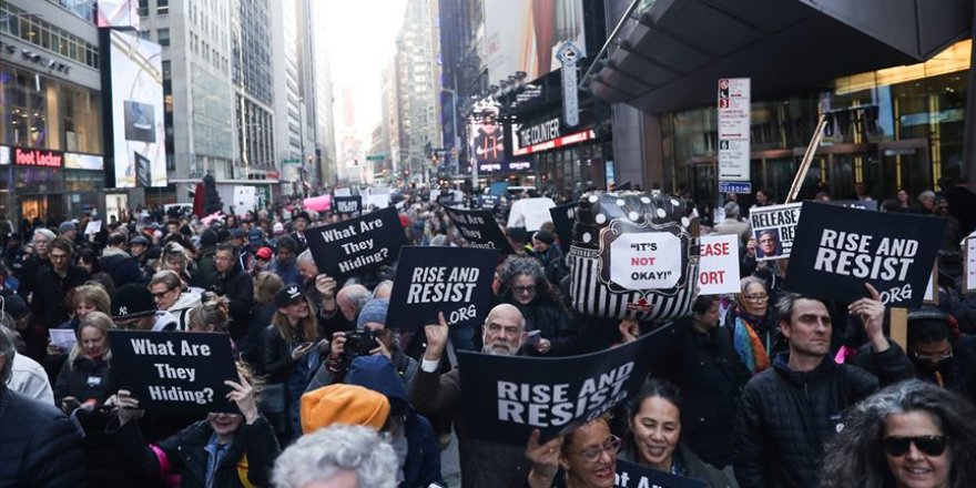 New York'ta 'Mueller Raporu' Protestosu
