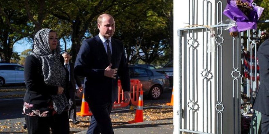 Prens William, Yeni Zelanda'daki En-Nur Camii’ni Ziyaret Etti