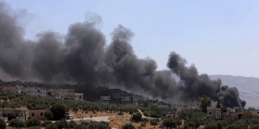 İdlib’e Bir Günde 110 Hava Saldırısı Düzenlendi