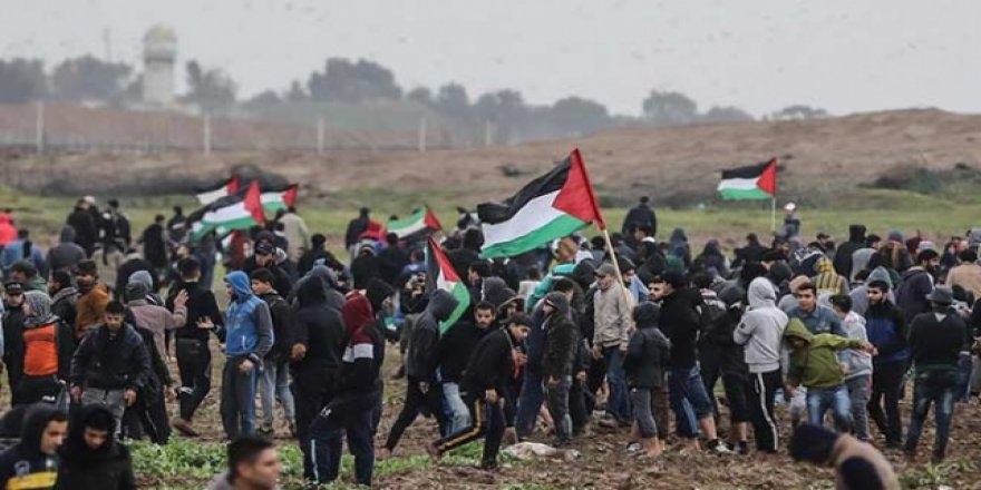 Gazze Sınırındaki Gösterilerde 16 Filistinli Yaralandı