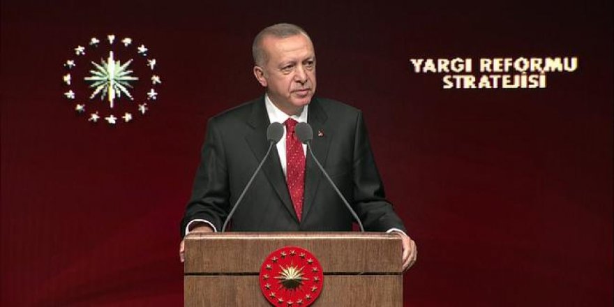 Cumhurbaşkanı Erdoğan Yargı Reformu Stratejisi Belgesini Açıkladı