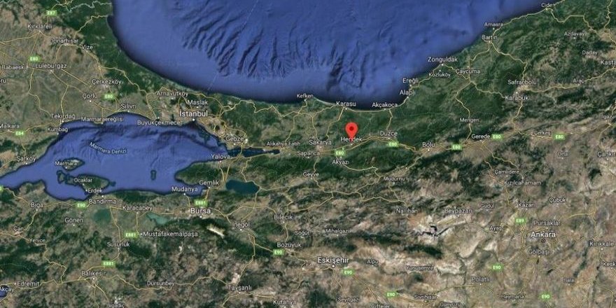 Sakarya'da 4,6 Büyüklüğünde Deprem