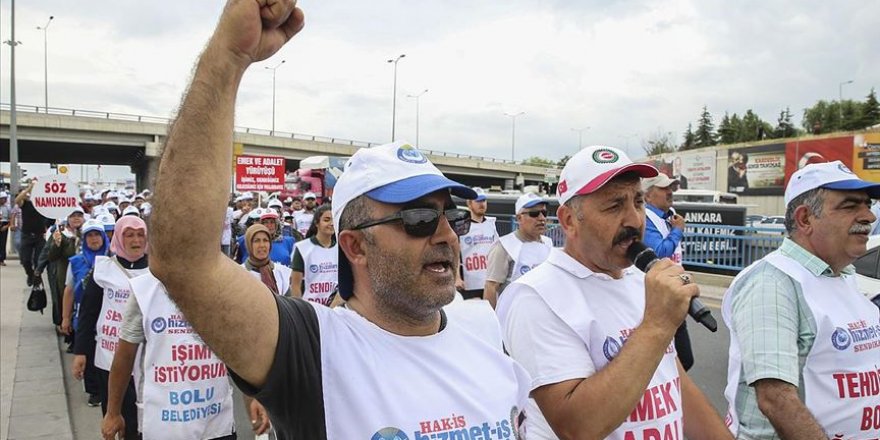 'Emek ve Adalet Yürüyüşü' Tamamlandı