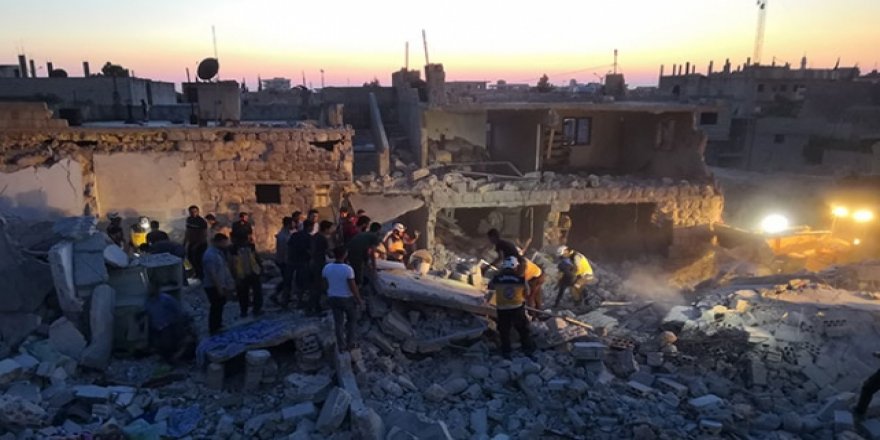 Rusya ve Esed Rejimi İdlib'de Sivillere Saldırılarını Sürdürüyor