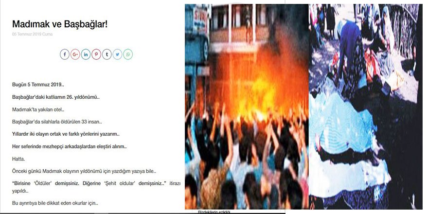 Madımak ve Başbağlar!