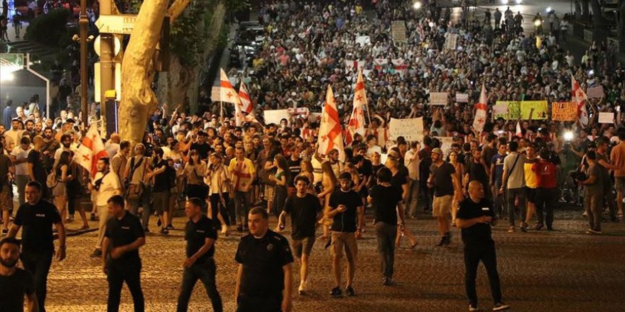 Gürcistan'daki Protestolar 17. Gününde de Devam Etti