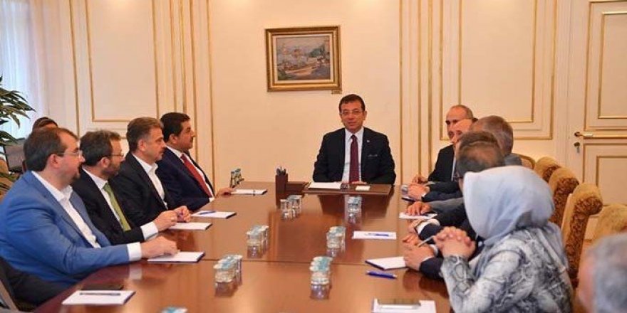 AK Partili Belediye Başkanları, İmamoğlu'nu Ziyaret Etti!