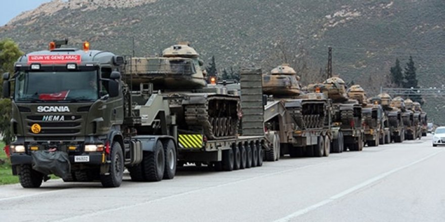 Suriye Sınırına Askeri Sevkiyat