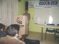 Özgür-Der Batman Seminerleri Başladı