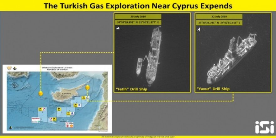 İsrail Bu Defa da Akdeniz’deki Türkiye'ye Ait Gemilerin Uydu Görüntülerini Yayınladı