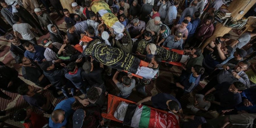 İsrail 2019'un İlk Yarısında Gazze'de 54 Filistinliyi Şehit Etti