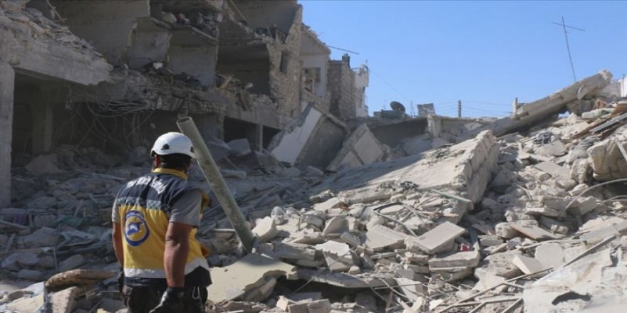 İdlib'de Esed Rejimi ve Rusya 17 Köyü Tamamen Yıktı