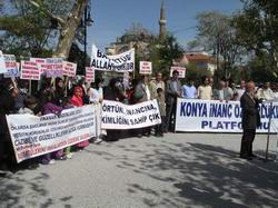 Konya’da 110. Başörtüsü Eylemi