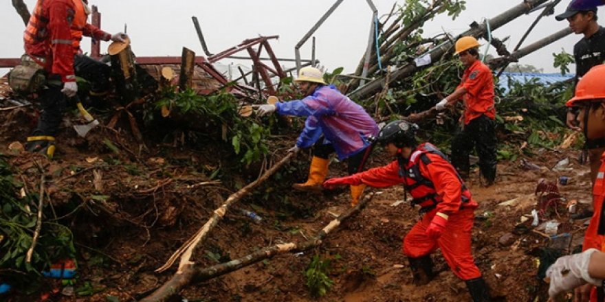 Myanmar'daki Toprak Kaymasında Ölü Sayısı 69'a Yükseldi