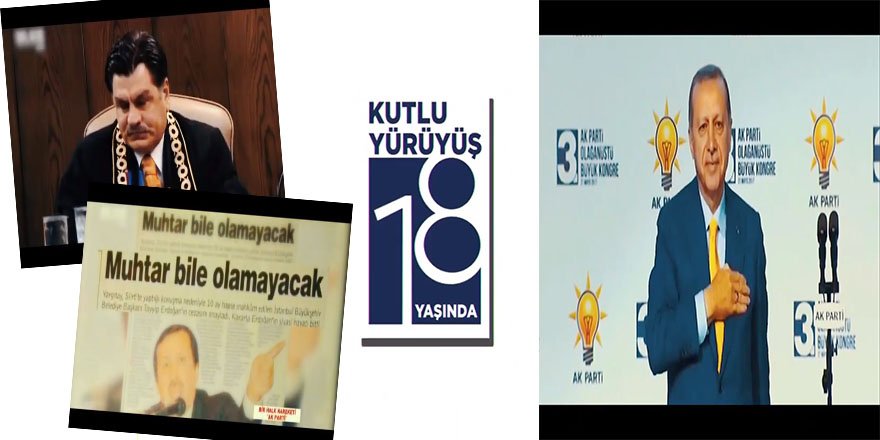 Devlete Karşı Toplumun Haklarını Savunmak Gibi İddialarla Kurulan AK Parti’nin 18. Kuruluş Yıldönümü