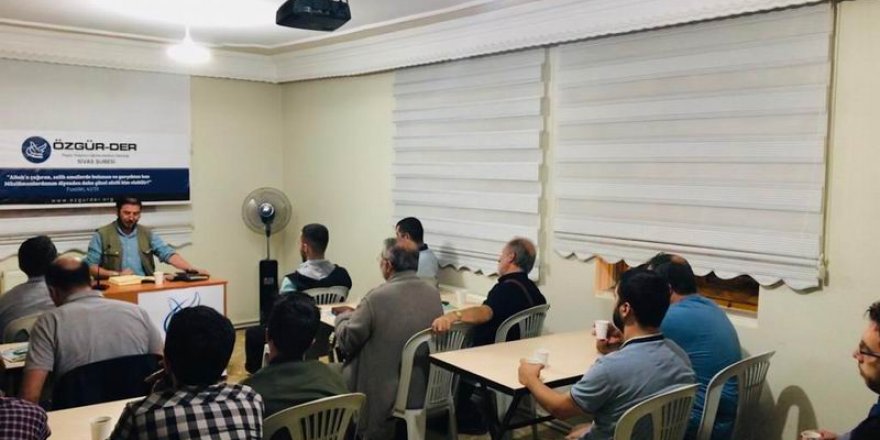 Sivas Özgür-Der Eğitim Çalışmaları Başladı