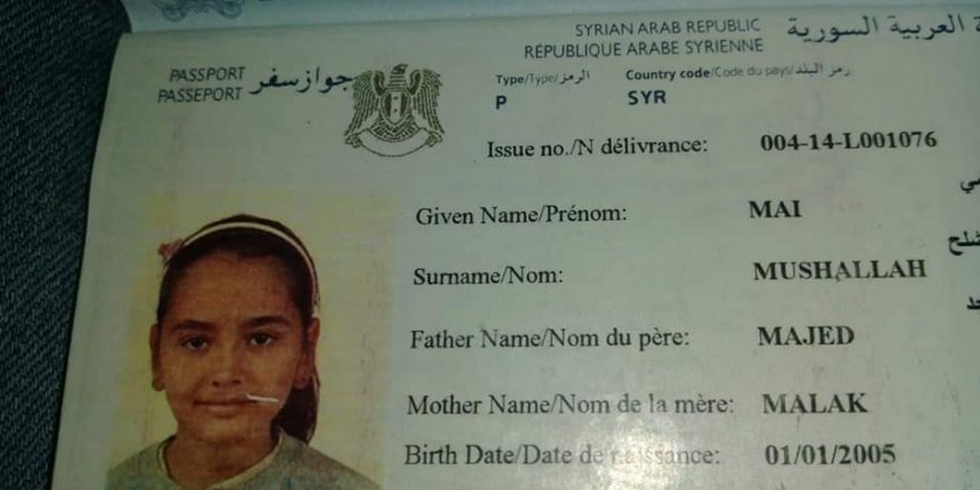14 Yaşındaki Suriyeli Kız Çocuğu Kayıplara Karıştı