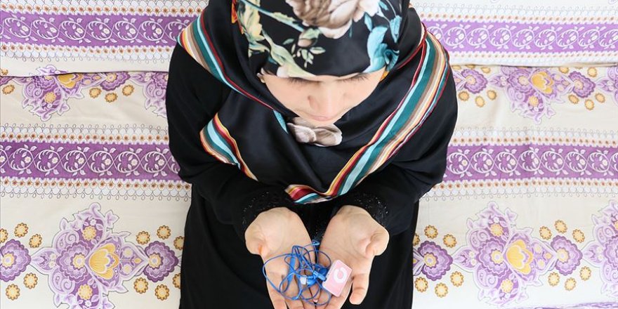 Dinleyerek Öğrendiği Kur'an-ı Kerim'i 14 Kez Hatmetti